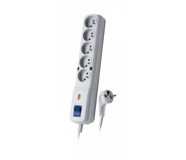 Lestar Listwa zasilająca LESTAR 5M Szara (LF530WA 5m GRAY) - 1414877 - zdjęcie